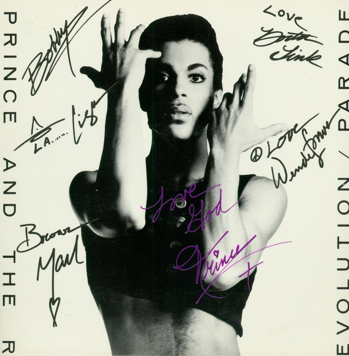 Prince Autographed LP - Zion Graphic Collectibles