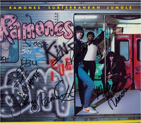 The Ramones Autographed Lp - Zion Graphic Collectibles