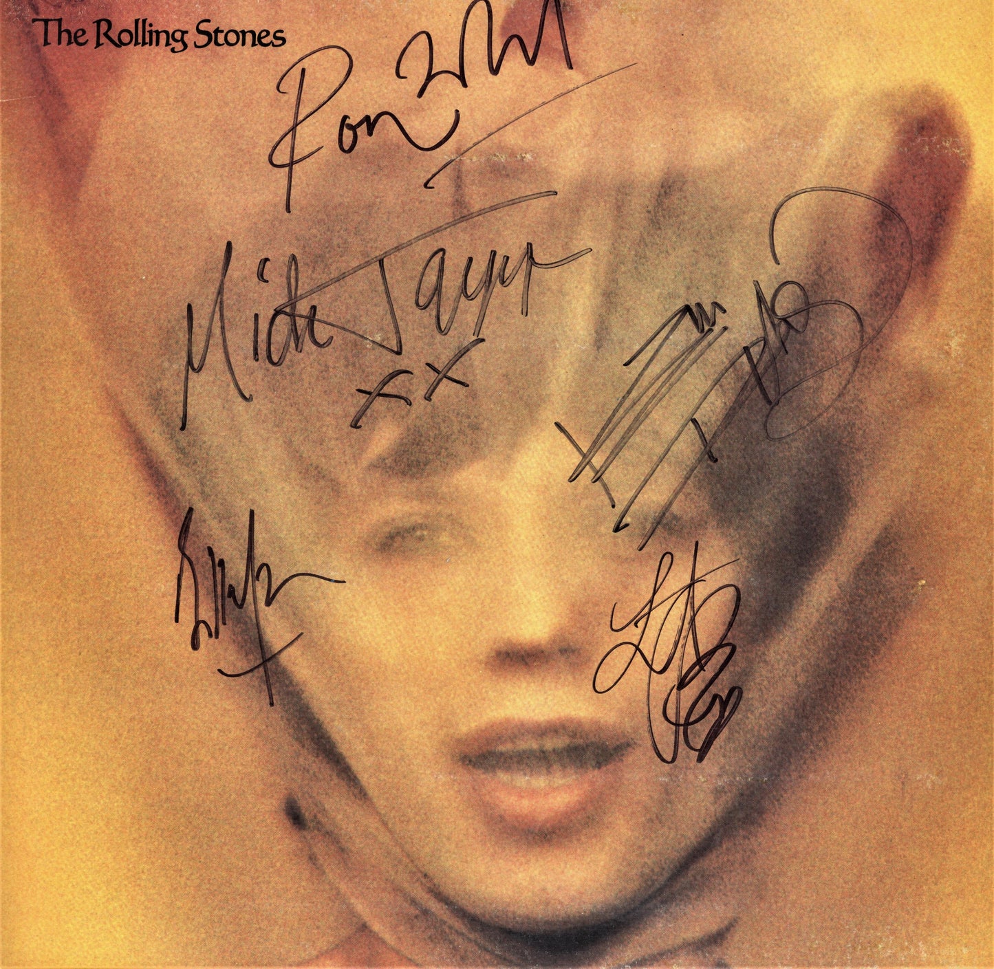 The Rolling Stones Band Signed Goats Head Soup Album - Zion Graphic Collectibles