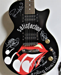 The Rolling Stones Autographed Guitar - Zion Graphic Collectibles