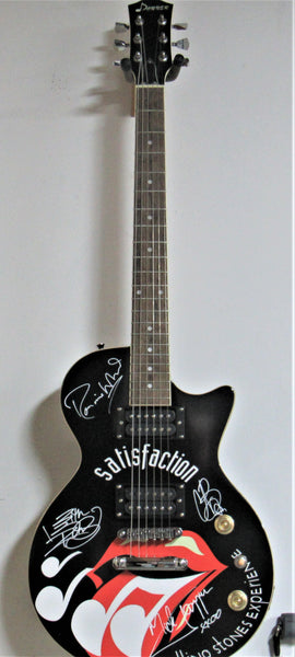 The Rolling Stones Autographed Guitar - Zion Graphic Collectibles