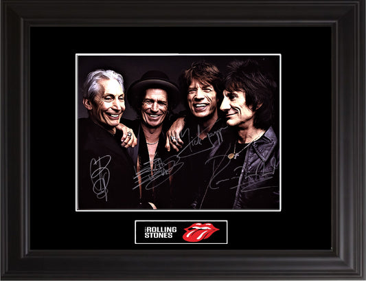 Rolling Stones Autographed Photo - Zion Graphic Collectibles