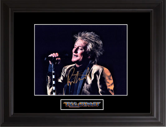 Rod Stewart Autographed Photo - Zion Graphic Collectibles