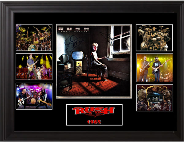 Rush Autographed LP Power Windows - Zion Graphic Collectibles