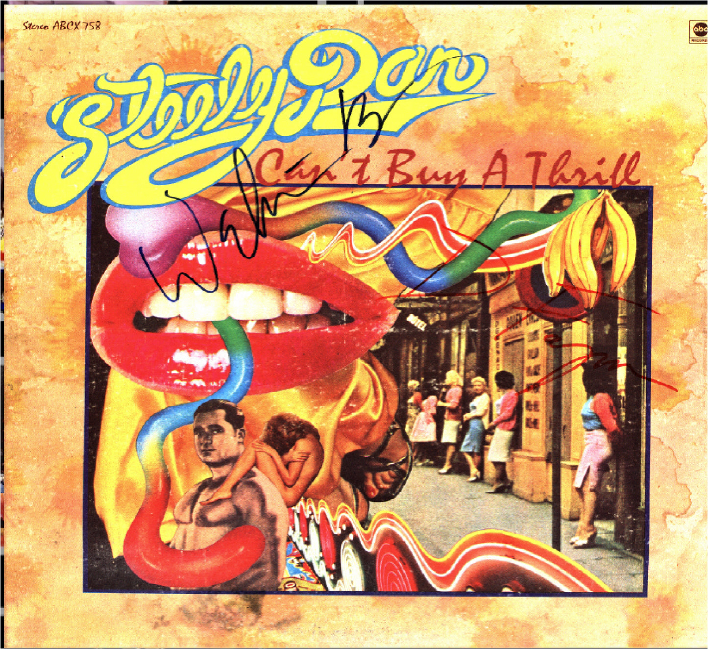 Steely Dan Autographed Can't Buy A Thrill LP - Zion Graphic Collectibles