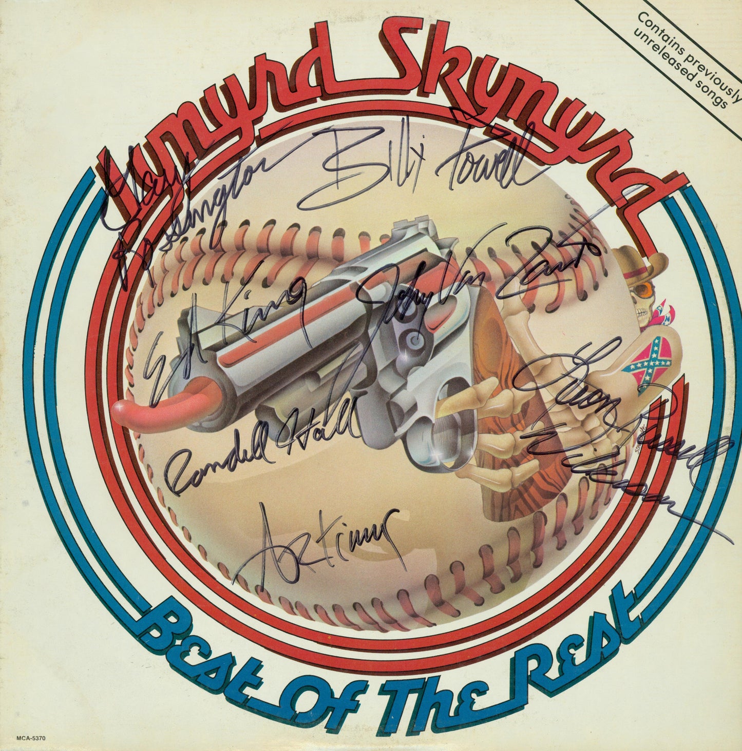 Lynyrd Skynyrd Autographed lp - Zion Graphic Collectibles