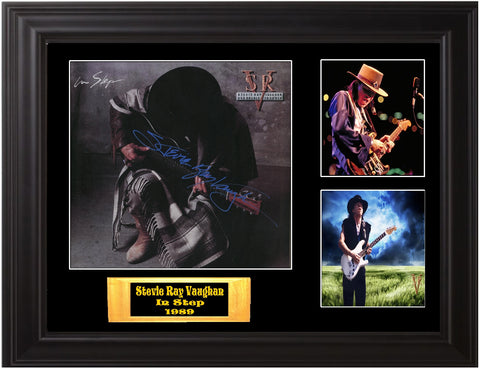 Stevie Ray Vaughan autographed In Step LP - Zion Graphic Collectibles