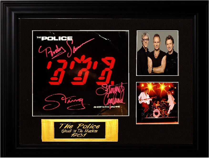 The Police Band Signed Ghost In The Machine Album - Zion Graphic Collectibles