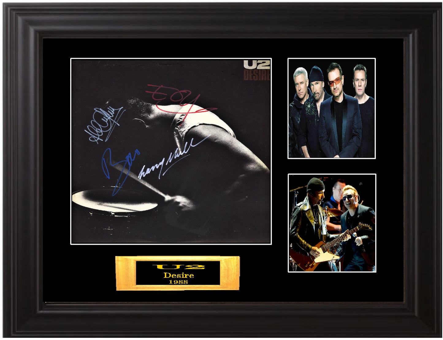 U2 Autographed LP - Zion Graphic Collectibles