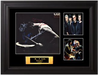 U2 Autographed LP - Zion Graphic Collectibles