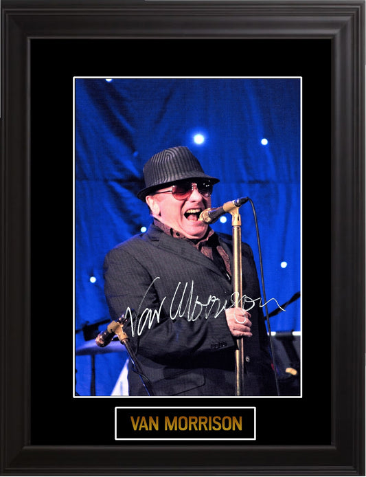 Van Morrison Autographed Photo - Zion Graphic Collectibles