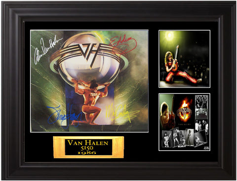 Van Halen Autographed Lp "5150" - Zion Graphic Collectibles