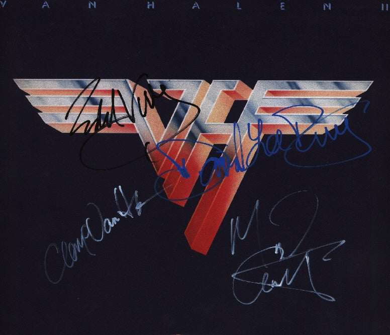 Van Halen Autographed Lp "II" - Zion Graphic Collectibles