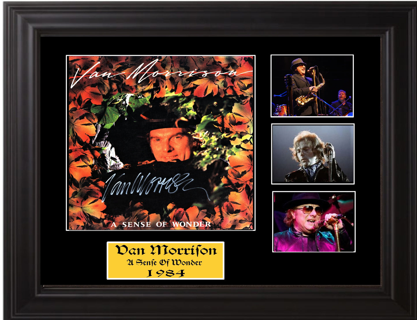 Van Morrison Signed Album Lp "A Sense Of Wonder" - Zion Graphic Collectibles