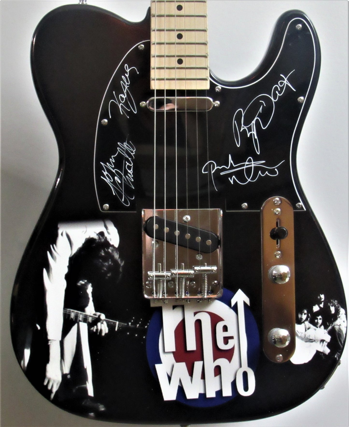 The Who Custom Autographed Guitar - Zion Graphic Collectibles