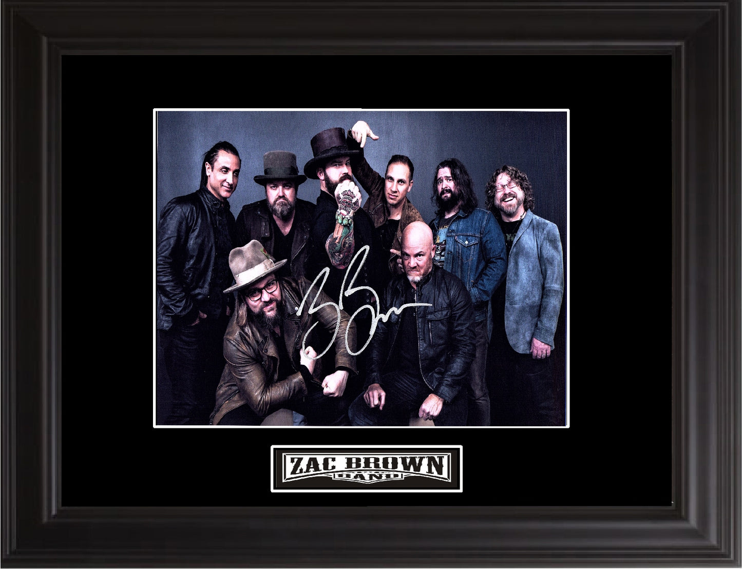 Zac Brown Band Autographed Photo - Zion Graphic Collectibles