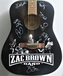 Zac Brown Autographed Guitar - Zion Graphic Collectibles