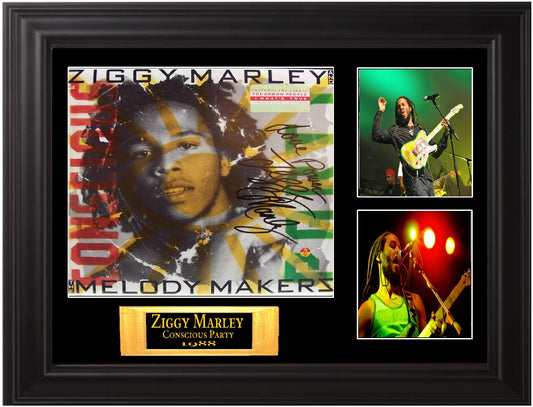 Ziggy Marley Autographed lp - Zion Graphic Collectibles