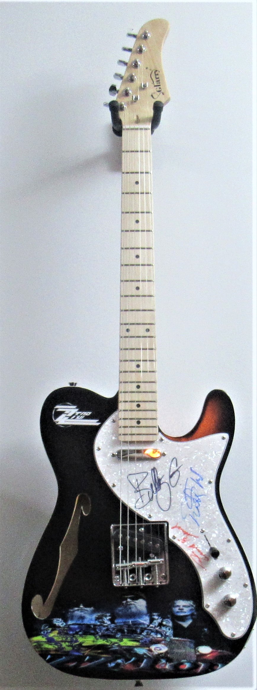 Z Z TOP Autographed Guitar - Zion Graphic Collectibles
