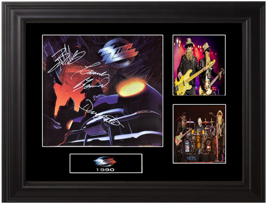 Z Z Top Autographed LP - Zion Graphic Collectibles