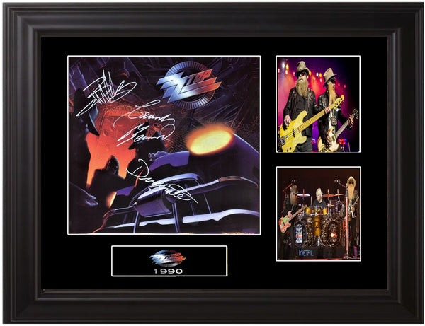 Z Z Top Autographed LP - Zion Graphic Collectibles